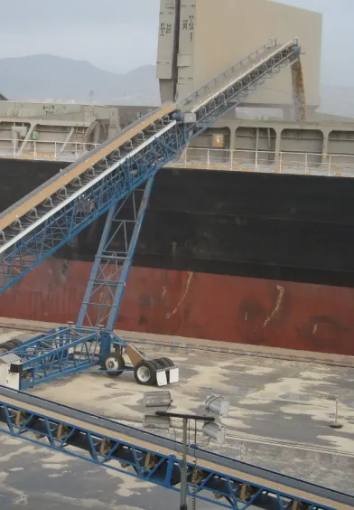 MMobile Aggregate Sand Ship Loading