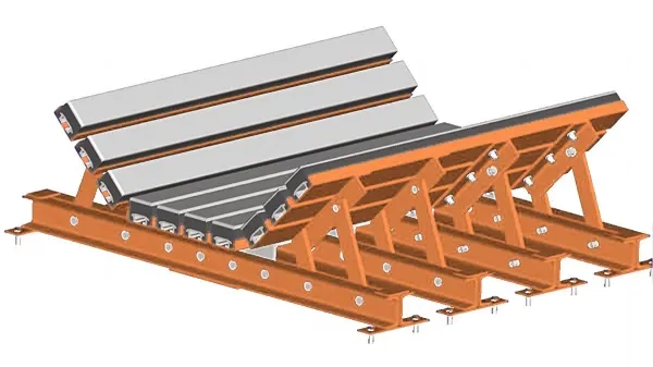 belt conveyor impact bed