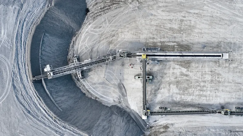 mobile heap leaching stacking