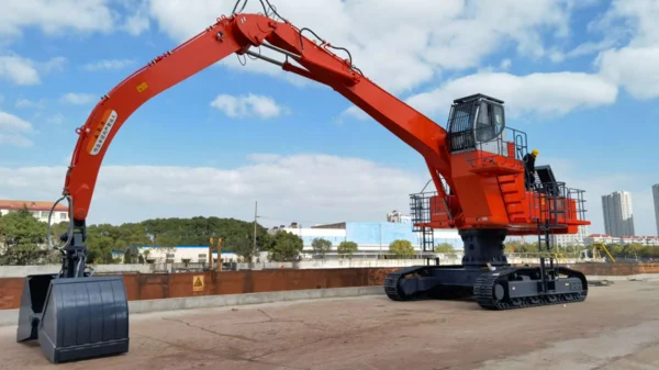 mobile concrete placing machine