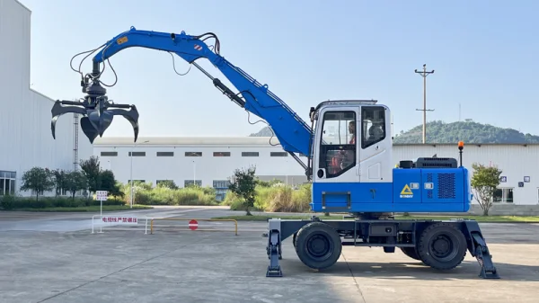 mobile material handler machine