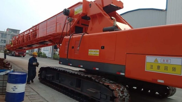 mobile concrete placing machine