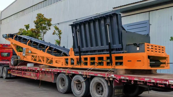 belt truck unloading solution