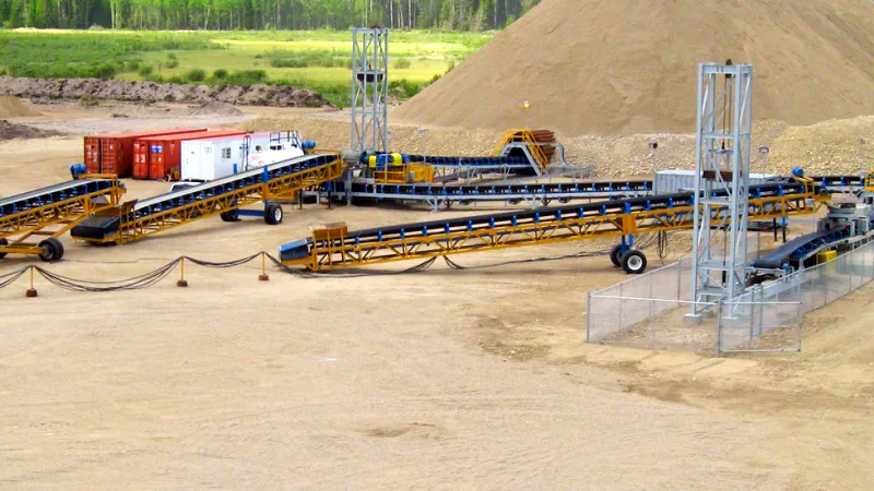 Aggregate Plant Conveyors